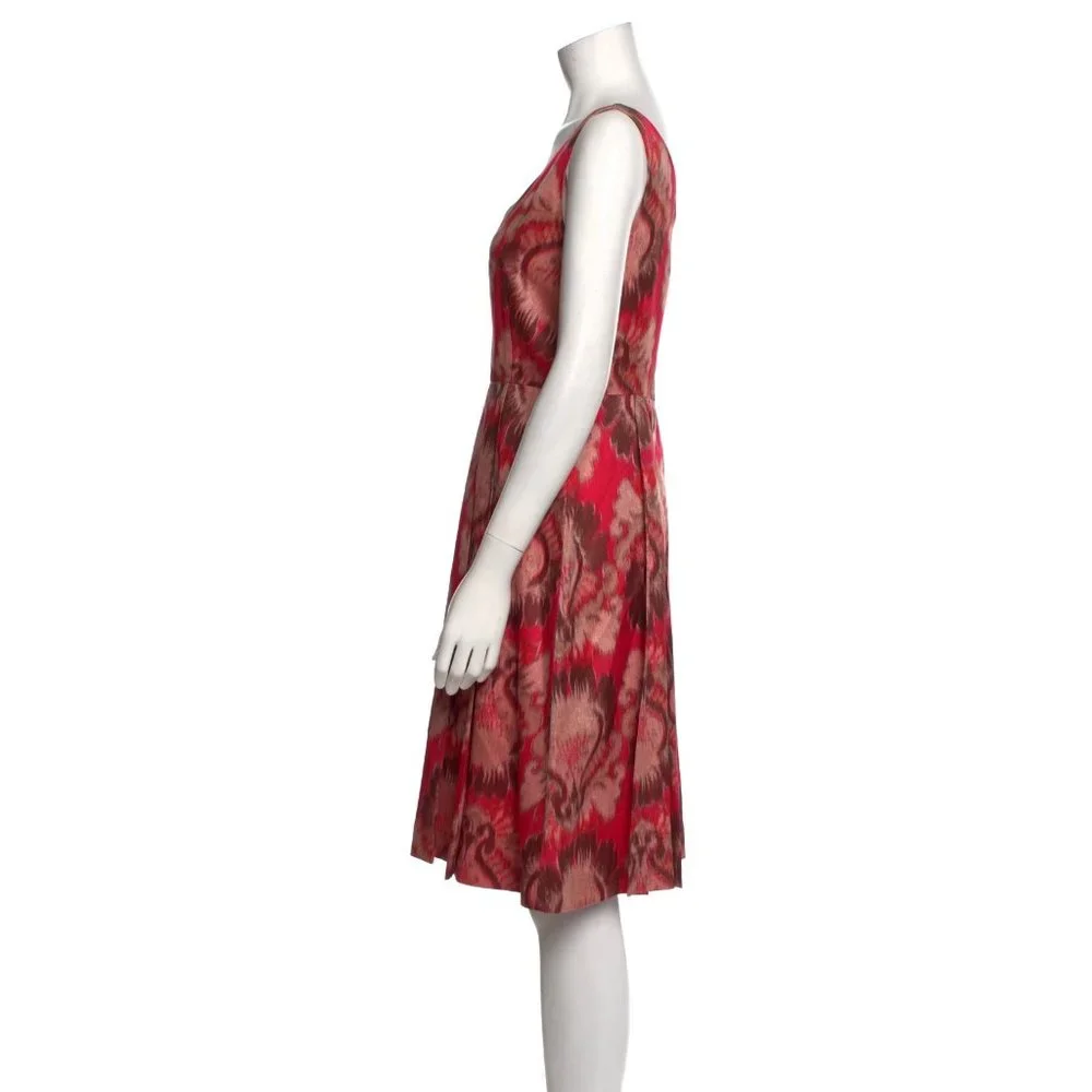 Tory Burch Silk Blend Watermelon Luau Dress 6 - Picture 3 of 10